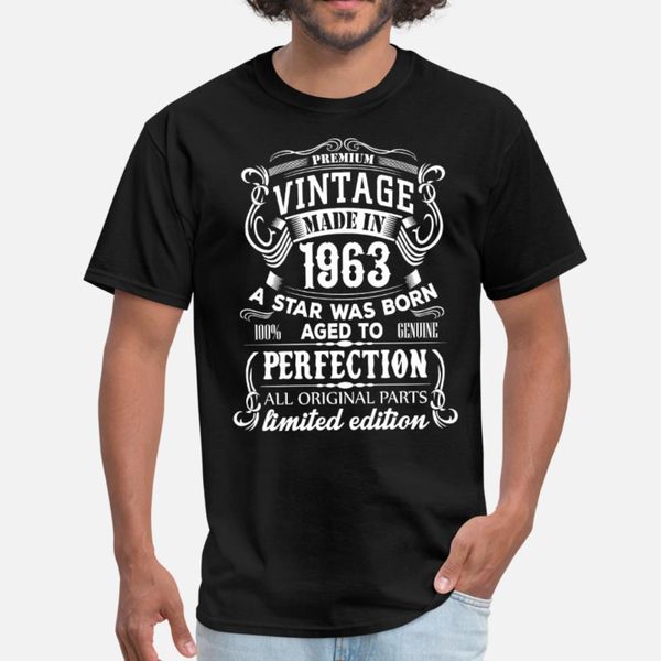 vintage 1963 t shirt men designer tee shirt round collar unique sunlight breathable spring autumn vintage shirt, White;black
vintage 1963 t shirt men designer tee shirt round collar unique sunlight breathable spring autumn vintage shirt, White;black