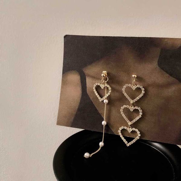 korean style tassel zircon earrings for women cute heart asymmetry stud fashion earrings for women 2020 statement korean jewelry, Golden;silver
korean style tassel zircon earrings for women cute heart asymmetry stud fashion earrings for women 2020 statement korean jewelry, Golden;silver