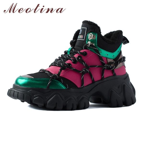 meotina winter warm wool snow boots women natural genuine leather flat platform ankle boots mixed colors round toe shoes lady 40, Black
meotina winter warm wool snow boots women natural genuine leather flat platform ankle boots mixed colors round toe shoes lady 40, Black