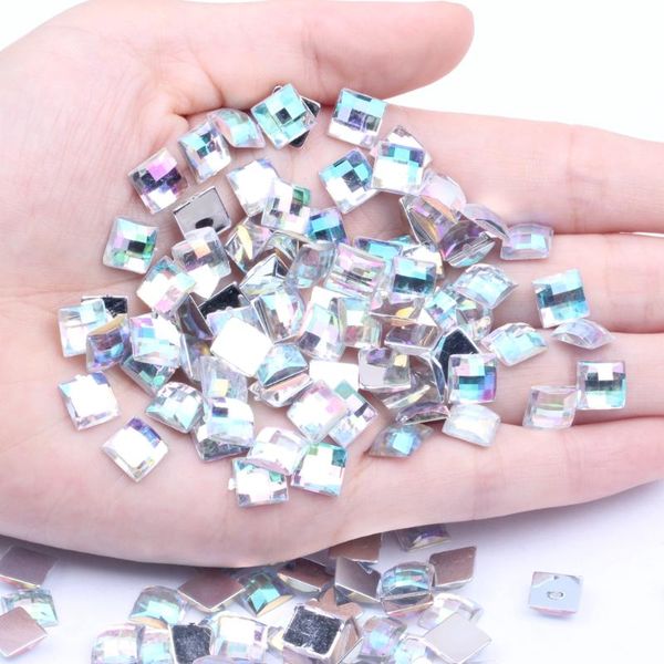 nail art decorations acrylic rhinestones square shape 8mm flatback earth facets many colors glue on beads flat back diy decoration, Silver;gold
nail art decorations acrylic rhinestones square shape 8mm flatback earth facets many colors glue on beads flat back diy decoration, Silver;gold