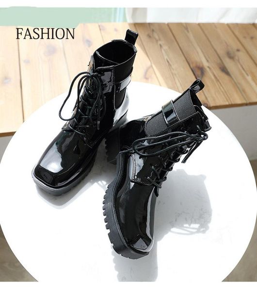 white ankle boots booties woman 2020 low heel shoes winter footwear lace up boots-women luxury designer short ladies stockings, Black
white ankle boots booties woman 2020 low heel shoes winter footwear lace up boots-women luxury designer short ladies stockings, Black