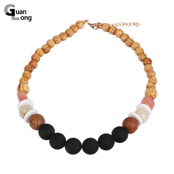 guanlong vintage long wood bead chains fashion necklaces for women geometric acrylic designer necklace girls jewelry wholesale, Silver
guanlong vintage long wood bead chains fashion necklaces for women geometric acrylic designer necklace girls jewelry wholesale, Silver