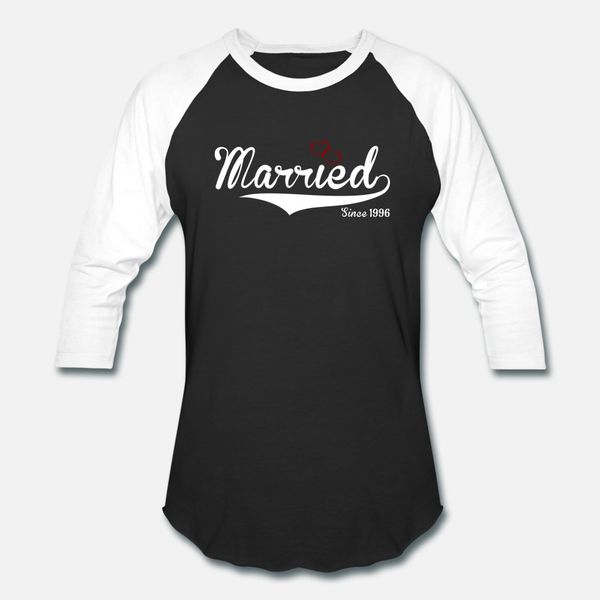 married since 1996 t shirt men customized tee shirt round collar outfit interesting building summer style slim shirt
married since 1996 t shirt men customized tee shirt round collar outfit interesting building summer style slim shirt