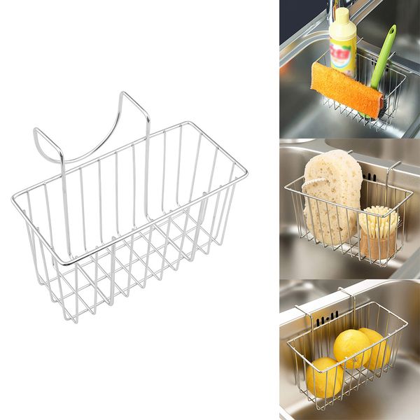 1pc stainless steel kitchen sink storage basket hanging drain rack sink storage organizer rack storage tool sink filter shelf
1pc stainless steel kitchen sink storage basket hanging drain rack sink storage organizer rack storage tool sink filter shelf