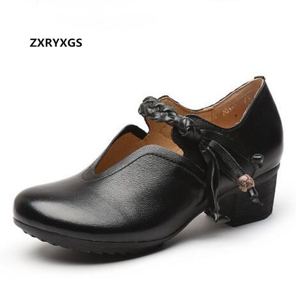 2020 autumn retro style cowhide classic shoes women high heeled shoes soft sole non-slip comfortable fashion leather, Black
2020 autumn retro style cowhide classic shoes women high heeled shoes soft sole non-slip comfortable fashion leather, Black