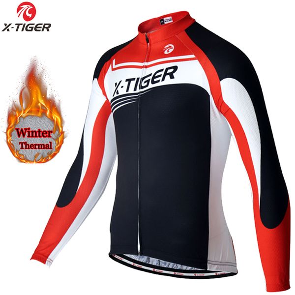 x-tiger winter thermal fleece cycling jersey super warm mtb bike clothes maillot ropa ciclismo bicycle cycling clothing for mans, Black;red
x-tiger winter thermal fleece cycling jersey super warm mtb bike clothes maillot ropa ciclismo bicycle cycling clothing for mans, Black;red