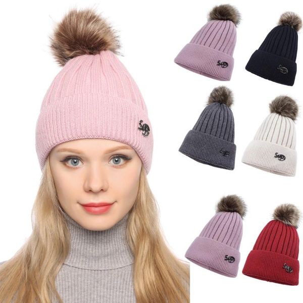 fashion retro hats women knit hat with pompom ball beanie caps winter warm thickened curling cap hemming hat gh4, Blue;gray
fashion retro hats women knit hat with pompom ball beanie caps winter warm thickened curling cap hemming hat gh4, Blue;gray