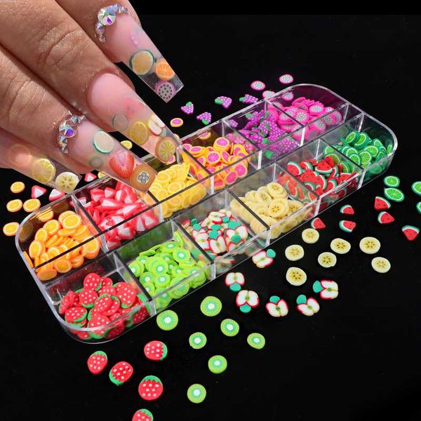 12 desigs / box ногтей фруктовый ломтики украшения декаль paillette soft полимерная глина советы 3d мультфильм летний nail art аксессуары, Silver;gold
12 desigs / box ногтей фруктовый ломтики украшения декаль paillette soft полимерная глина советы 3d мультфильм летний nail art аксессуары, Silver;gold