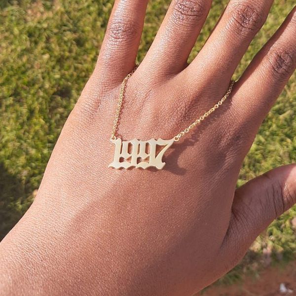year birth necklace special date year number necklace for women 1985 to 2020 collares mujercollares de moda 2020 fashion jewelry, Silver
year birth necklace special date year number necklace for women 1985 to 2020 collares mujercollares de moda 2020 fashion jewelry, Silver
