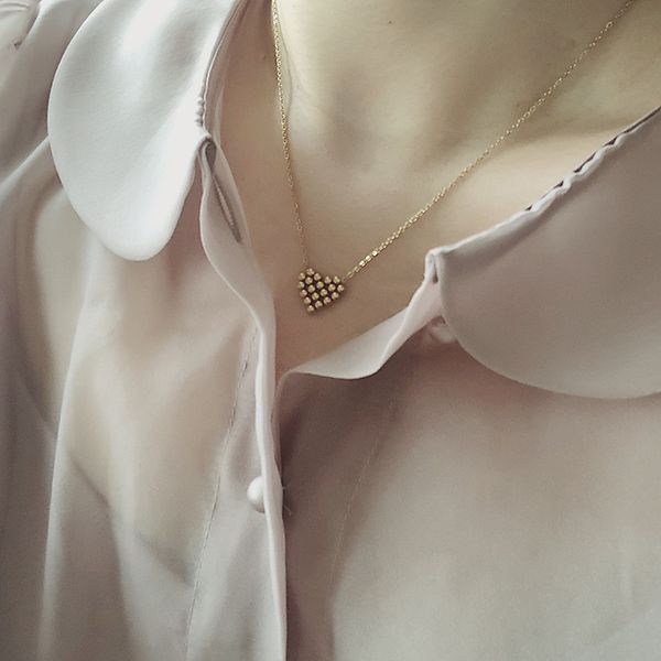 amaiyllis 14k gold love hearts clavicle necklace pendants gold chain beads love necklace for lovers summer jewellry gift, Silver
amaiyllis 14k gold love hearts clavicle necklace pendants gold chain beads love necklace for lovers summer jewellry gift, Silver