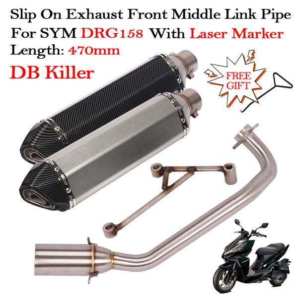 slip on full motorcycle exhaust system moto db killer modified front middle link pipe for sym drg bt drg158 drg 158 scooter tube
slip on full motorcycle exhaust system moto db killer modified front middle link pipe for sym drg bt drg158 drg 158 scooter tube