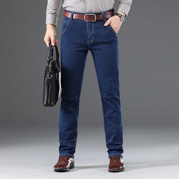 men's jeans 2021 business casual men spring autumn stretch straight blue black denim pant male plus size 46 long trousers,1839
men's jeans 2021 business casual men spring autumn stretch straight blue black denim pant male plus size 46 long trousers,1839