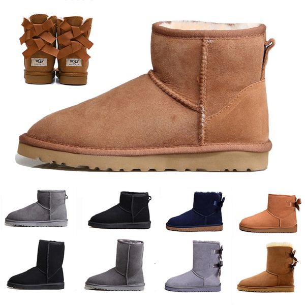 chaussures wgg luxury designer women boots classic tall chestnut bailey bowknot leather winter snow ankle womens half knee australian boots, Black
chaussures wgg luxury designer women boots classic tall chestnut bailey bowknot leather winter snow ankle womens half knee australian boots, Black