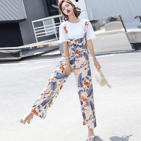 summer women casual high waist jumpsuits ladies boho floral wide leg loose long jumpsuit, Black;white
summer women casual high waist jumpsuits ladies boho floral wide leg loose long jumpsuit, Black;white