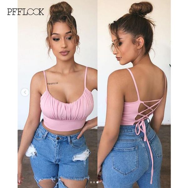 pfflook ruched sexy топы спагетти ремень backless cross назад bow tie crop top женщины без рукавов твердая elegant партии tops crop, White
pfflook ruched sexy топы спагетти ремень backless cross назад bow tie crop top женщины без рукавов твердая elegant партии tops crop, White