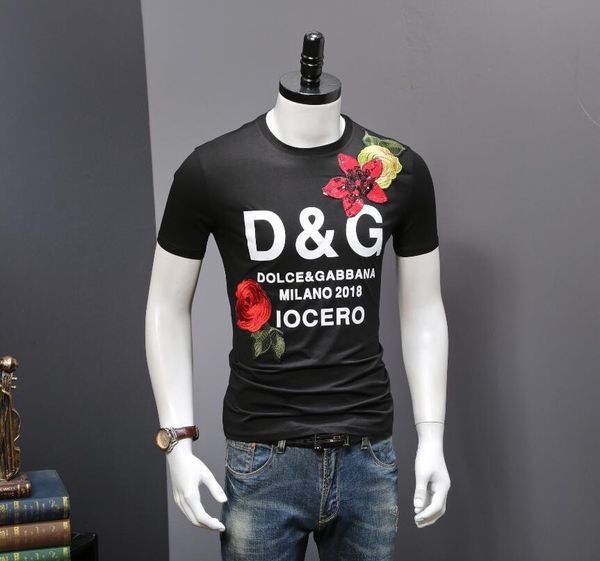2019 summer print half sleeved europe cotton causal anti-wrinkle new style men s off t-shirt crew neck white black red 1275
2019 summer print half sleeved europe cotton causal anti-wrinkle new style men s off t-shirt crew neck white black red 1275