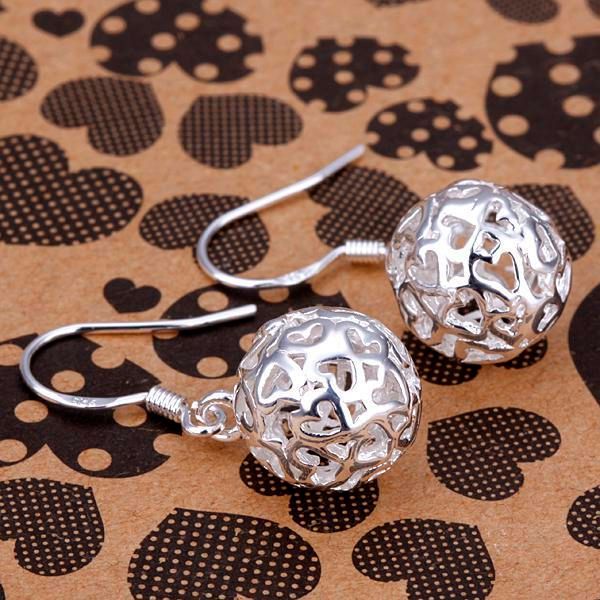 925 silver plated earring lovely stereo ball fashion lady jewelry mix styles holiday christmas gift c0954, Golden;silver
925 silver plated earring lovely stereo ball fashion lady jewelry mix styles holiday christmas gift c0954, Golden;silver