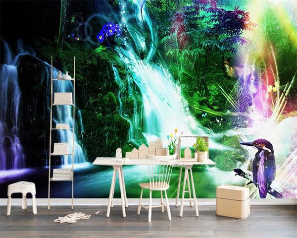 custom any size 3d wallpapers dream 3d forest waterfall bird mountain water scenery background wall paper mural paper
custom any size 3d wallpapers dream 3d forest waterfall bird mountain water scenery background wall paper mural paper