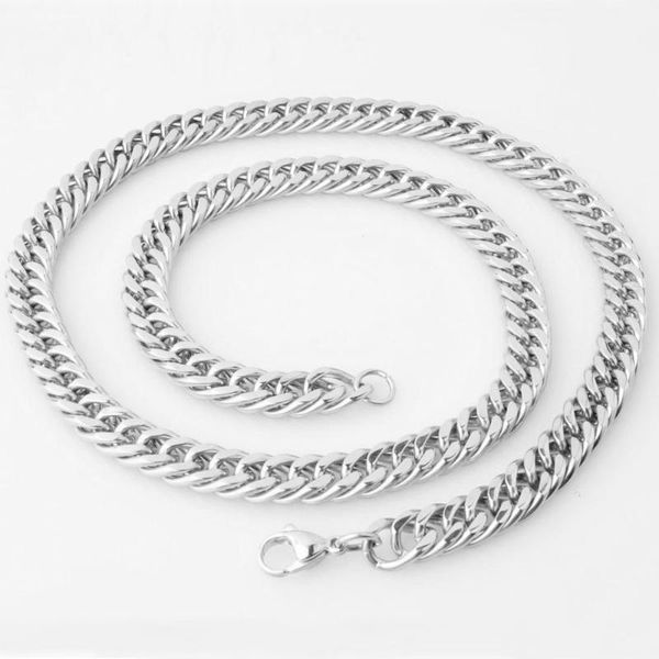 tisnium curb cuba's link chain popular men's necklaces and bracelets 6/8/10mm silver color stainless steel choker gift wholesale
tisnium curb cuba's link chain popular men's necklaces and bracelets 6/8/10mm silver color stainless steel choker gift wholesale