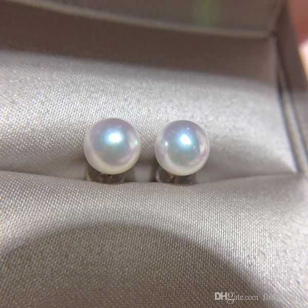 fine jewelry good quality 5a flawless 7-7.5mm round freshwater pearl real solid 18k gold pearl stud, Golden;silver
fine jewelry good quality 5a flawless 7-7.5mm round freshwater pearl real solid 18k gold pearl stud, Golden;silver