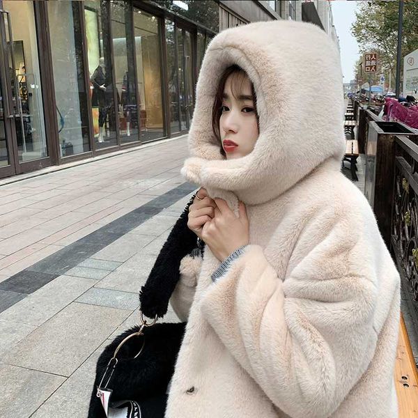 women's fur & faux 2021 clothing winter outerwear coats imitation coat long section of thick 1019, Black
women's fur & faux 2021 clothing winter outerwear coats imitation coat long section of thick 1019, Black