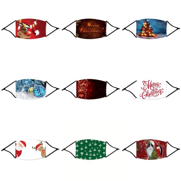 оптово велоспорт маска зимнего руна лицо шея грелка спорт ветрозащитная маска езда велосипед утолщенные дышащая печать велотехника # 667, Black