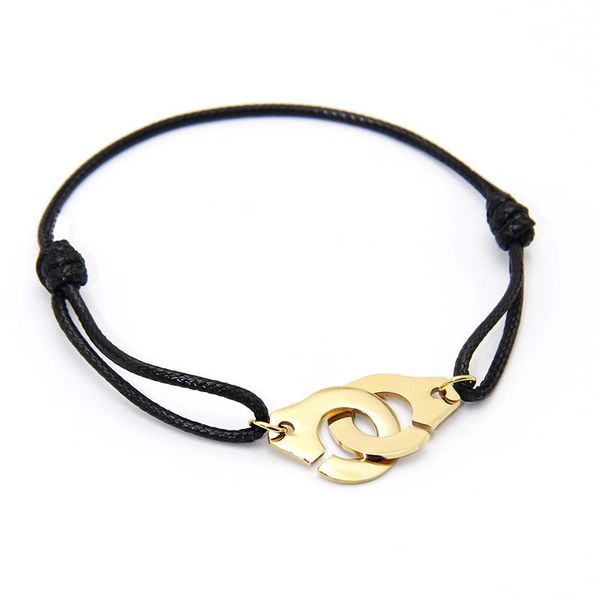 European and American fashion braided bracelet stainless steel handcuffs men and women couple hand rope handcuffs bracelet
European and American fashion braided bracelet stainless steel handcuffs men and women couple hand rope handcuffs bracelet