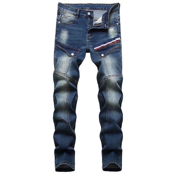 новая мода осень зима мужчины джинсы разорванные slim fit синий мужской casual cotton джинсовые брюки harajuku черный повседневный брюки раз, Blue
новая мода осень зима мужчины джинсы разорванные slim fit синий мужской casual cotton джинсовые брюки harajuku черный повседневный брюки раз, Blue