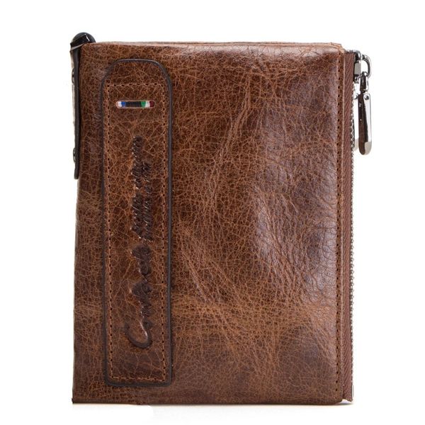 men's wallet leather short clutch bag fashion purse crazy horse leather double zipper wallet, Red;black
men's wallet leather short clutch bag fashion purse crazy horse leather double zipper wallet, Red;black