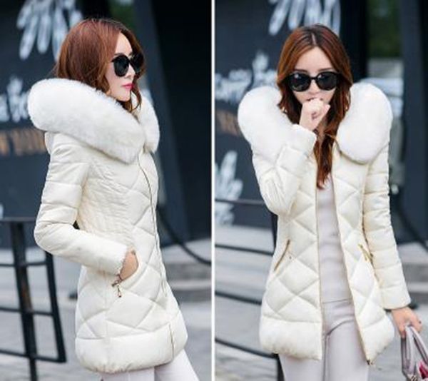 wholesale fashion autumn and winter new style women's mid-length slim slimming warm fur collar down padded jacket, Black
wholesale fashion autumn and winter new style women's mid-length slim slimming warm fur collar down padded jacket, Black