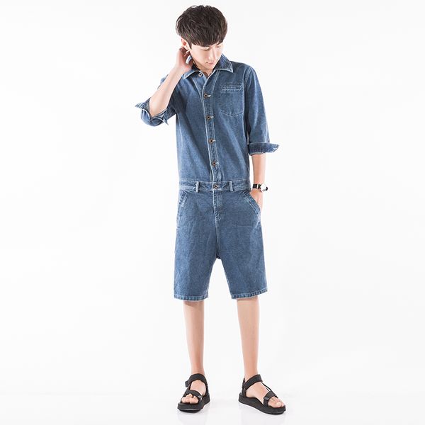 2020 new men's clothing fashion trend retro hip tooling siamese trousers one piece casual jeans jumpsuits singer costumes, Blue
2020 new men's clothing fashion trend retro hip tooling siamese trousers one piece casual jeans jumpsuits singer costumes, Blue