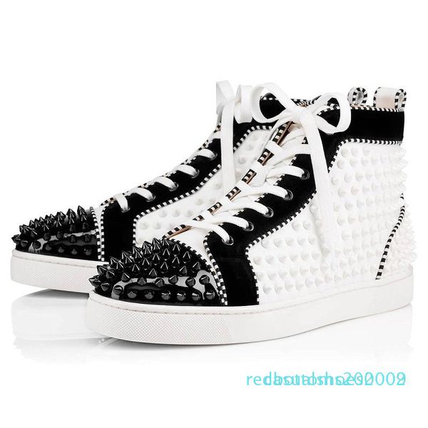 with box 2020 new red bottoms shoes for mens womens designer spike suede leather platform red bottom fashion luxury casual sneakers2 r02, Black
with box 2020 new red bottoms shoes for mens womens designer spike suede leather platform red bottom fashion luxury casual sneakers2 r02, Black