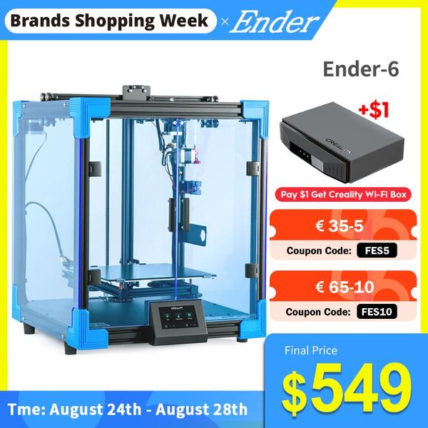 ender-6 3d printer kit high precision large size 250*250*400mm printer 3d,silence mainboard tmc2208 creality 3d
ender-6 3d printer kit high precision large size 250*250*400mm printer 3d,silence mainboard tmc2208 creality 3d