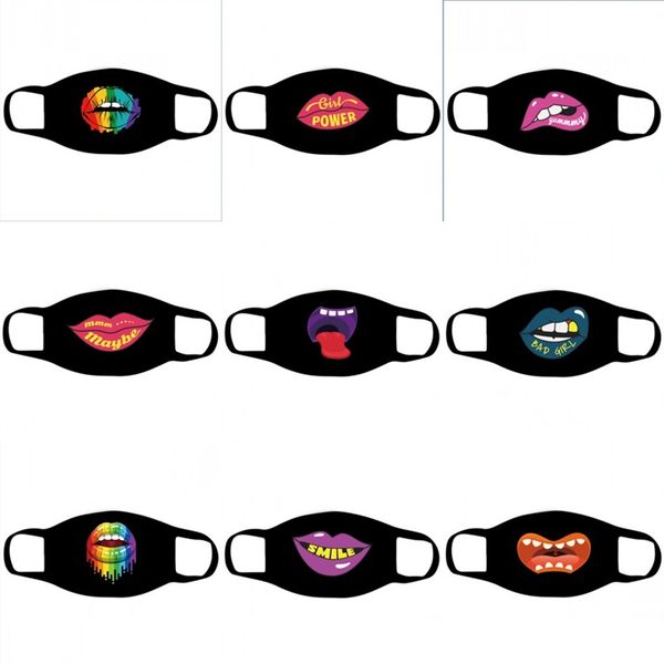 delicious tongue yummmy lips face masks black elastic mascarilla cotton reusable respirator washable fashion men women 2 2jtc c2
delicious tongue yummmy lips face masks black elastic mascarilla cotton reusable respirator washable fashion men women 2 2jtc c2