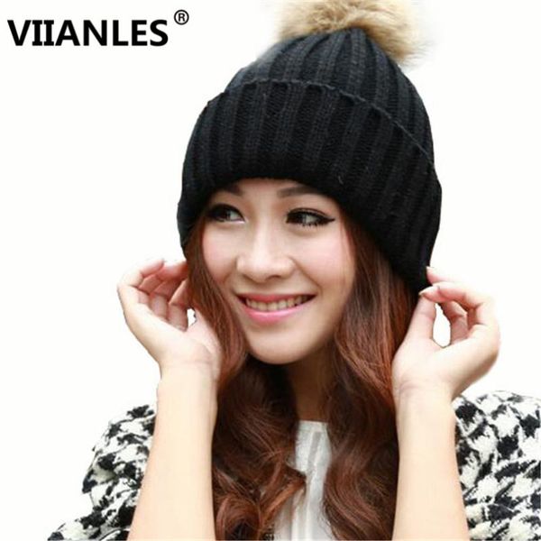 viianles women skullies with pompon ball dyeing raccoon fur pompom knit woman winter hats fur pom pom knitted beanie black hat, Blue;gray
viianles women skullies with pompon ball dyeing raccoon fur pompom knit woman winter hats fur pom pom knitted beanie black hat, Blue;gray