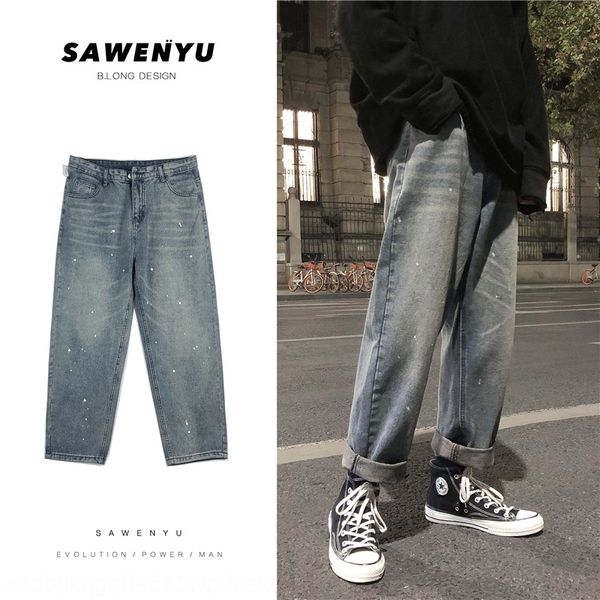 intfeday 2020 spring new korean style straight jeans men's jeans and jeanspants and jeansink-splashing casual men's pants qqgkf, Blue
intfeday 2020 spring new korean style straight jeans men's jeans and jeanspants and jeansink-splashing casual men's pants qqgkf, Blue