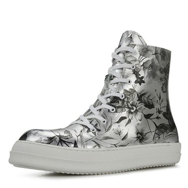 genuine leather high flats shoes men platform ankle boots hip hop streetwear designer printed zip sneakers botas masculina, Black
genuine leather high flats shoes men platform ankle boots hip hop streetwear designer printed zip sneakers botas masculina, Black