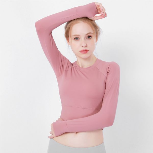 gym clothing yoga long-sleeved t-shirt fitness clothes women night running sports slim shirt high-elastic chest pad, White;black
gym clothing yoga long-sleeved t-shirt fitness clothes women night running sports slim shirt high-elastic chest pad, White;black