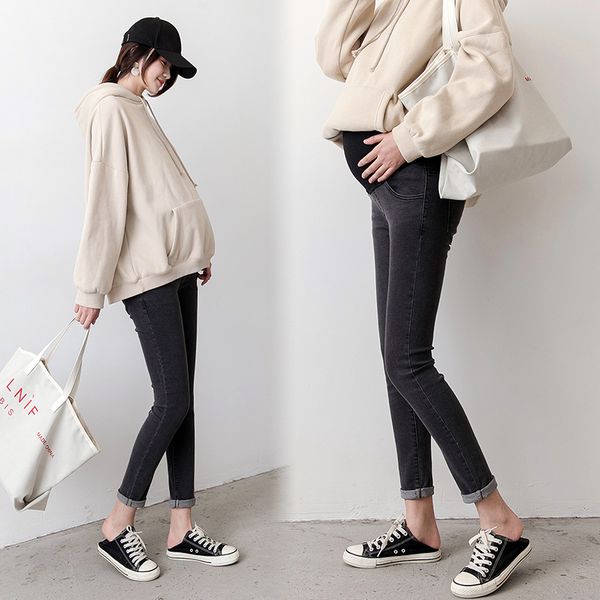 1688# ash grey stretch denim maternity skinny jeans adjustable belly pencil pants clothes for pregnant women pregnancy trousers, White
1688# ash grey stretch denim maternity skinny jeans adjustable belly pencil pants clothes for pregnant women pregnancy trousers, White