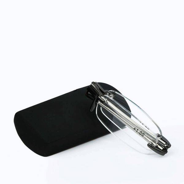 sunglasses 2021 fashion rimless folding reading glasses women men classic design anti fatigue super light pres, White;black
sunglasses 2021 fashion rimless folding reading glasses women men classic design anti fatigue super light pres, White;black