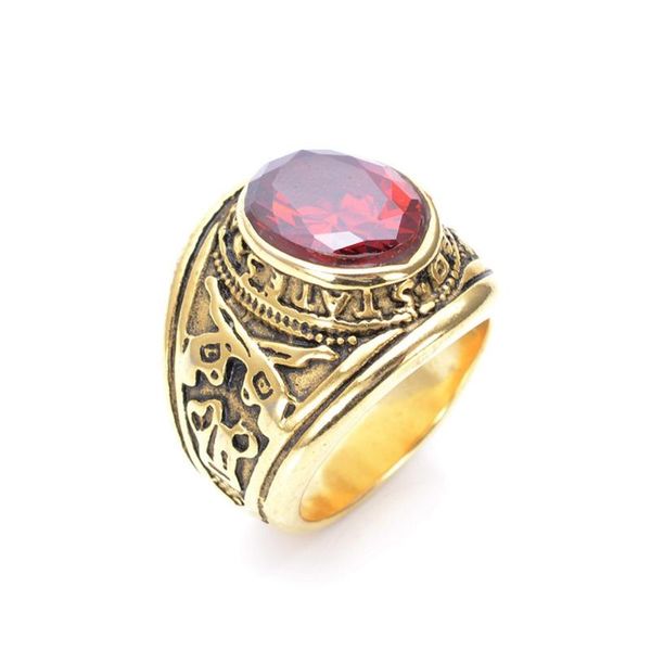 fashio men's red cz crystal gold stainless steel ring men's jewelry, Golden;silver
fashio men's red cz crystal gold stainless steel ring men's jewelry, Golden;silver