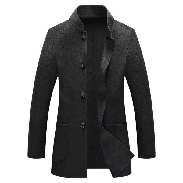 hand made double face wool coats men 2020 new style fashion single breasted solid color casual woolen outerwear, Black
hand made double face wool coats men 2020 new style fashion single breasted solid color casual woolen outerwear, Black