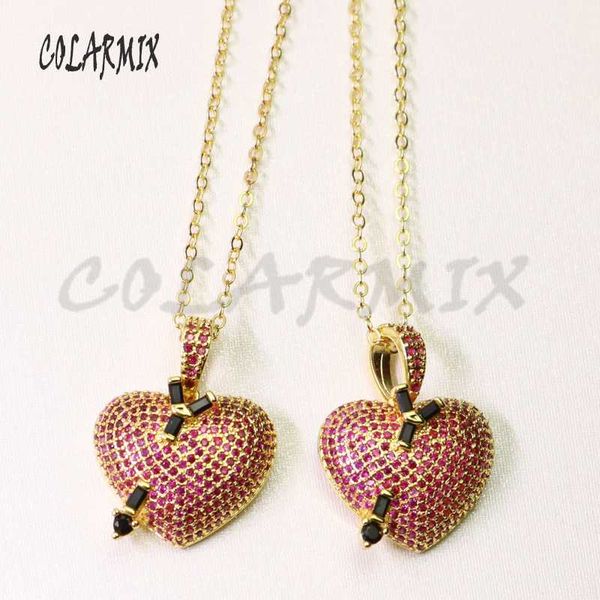 4pcs zircon heart pendant necklace colorful zircon pendant necklace gift for lady mix color jewelry, Silver
4pcs zircon heart pendant necklace colorful zircon pendant necklace gift for lady mix color jewelry, Silver