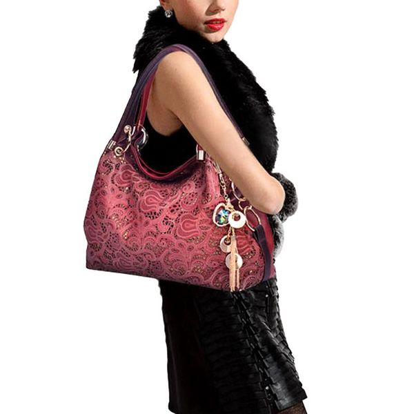 women large bags capacity hollow-out handbag luxurious shoulder bag with delicate pendant fashion pu leather bags
women large bags capacity hollow-out handbag luxurious shoulder bag with delicate pendant fashion pu leather bags