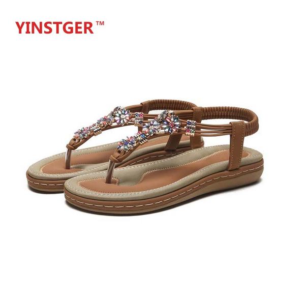 yinstger women flip-flops slipper casual summer sandal lady fashion rubber sole breathable print platform shoes, Black
yinstger women flip-flops slipper casual summer sandal lady fashion rubber sole breathable print platform shoes, Black