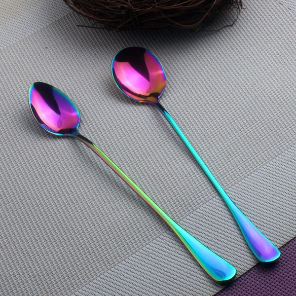 other dinnerware 1pc stainless steel rainbow sharp and round head coffee scoop mixing long ice christmas gift 19.5cm @
other dinnerware 1pc stainless steel rainbow sharp and round head coffee scoop mixing long ice christmas gift 19.5cm @