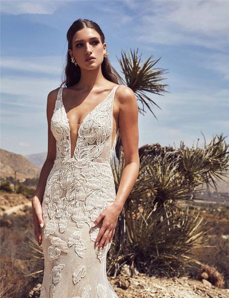 swemile romantic lace mermaid boho wedding dress robe de mariee backless long train wedding gowns vestidos de novia, White
swemile romantic lace mermaid boho wedding dress robe de mariee backless long train wedding gowns vestidos de novia, White