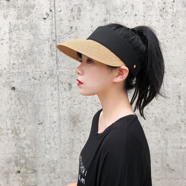 sun hat with the same paragraph straw hat women summer vacation outdoor sun male, Blue;gray
sun hat with the same paragraph straw hat women summer vacation outdoor sun male, Blue;gray