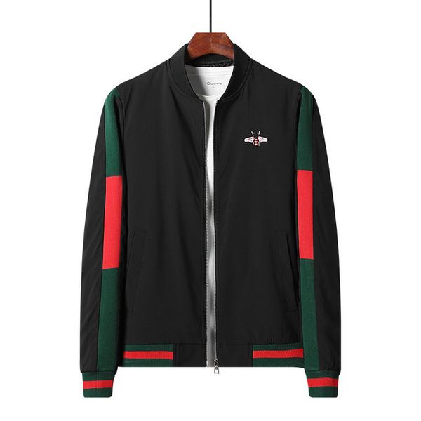 european and american tide brand spring, autumn and winter coat exquisite embroidery small bee jacket korean baseball uniform jacket casual, Black;brown
european and american tide brand spring, autumn and winter coat exquisite embroidery small bee jacket korean baseball uniform jacket casual, Black;brown