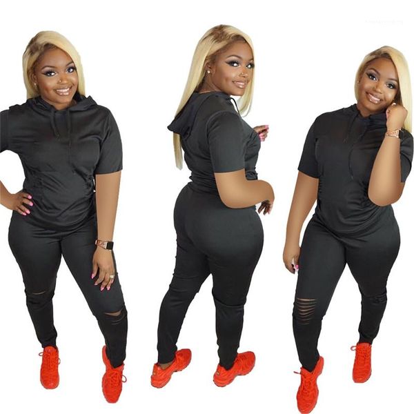 style women two piece summer outfits pants set womens 2020 designer tracksuits burn flowers solid color hooded female suit sport, Gray
style women two piece summer outfits pants set womens 2020 designer tracksuits burn flowers solid color hooded female suit sport, Gray